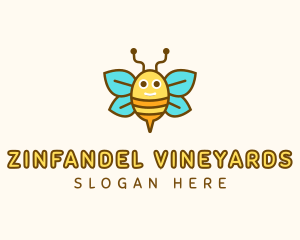 Cute Bee Nursery logo design