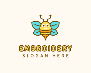 Cute Bee Nursery logo design