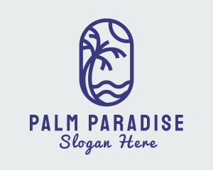 Palm Beach Summer  logo design