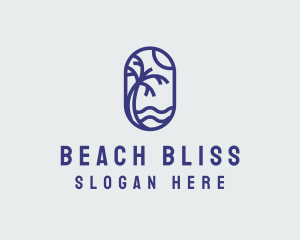 Palm Beach Summer  logo design