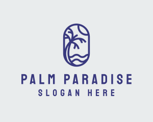 Palm Beach Summer  logo design