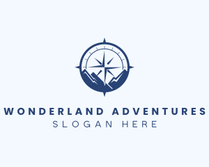 Mountain Compass Destination  logo design