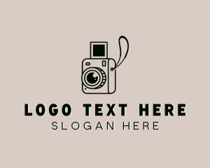 Blogger - Polaroid Photography Camera logo design