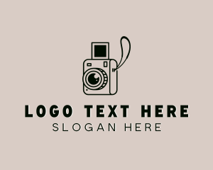 Dslr - Polaroid Photography Camera logo design