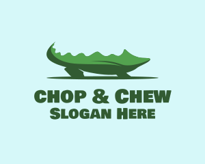 Green Wild Alligator Logo