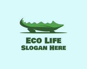 Green - Green Wild Alligator logo design