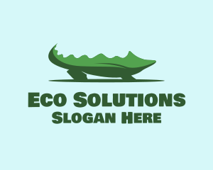 Conservation - Green Wild Alligator logo design