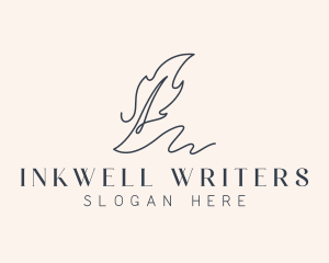 Writing - Feather Quill Writing logo design