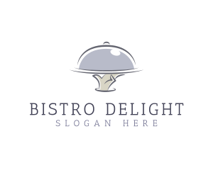 Waiter Hand Tray logo design