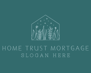 Mortgage - Nature Flowers Housing logo design