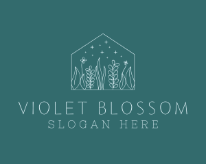 Nature Flowers Housing logo design