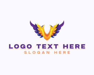 Halo - Angel Wings Support Charity logo design