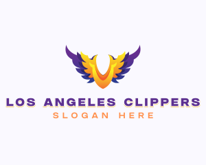 Angel Wings Support Charity logo design