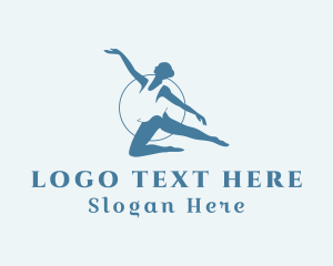 Ballet - Woman Ballet Instructor logo design