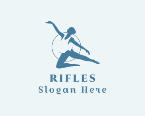 Woman Ballet Instructor  Logo