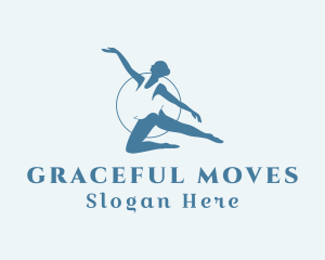 Woman Ballet Instructor  logo design