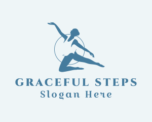 Woman Ballet Instructor  logo design