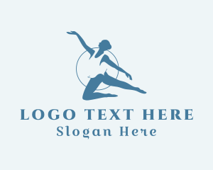 Dancing - Woman Ballet Instructor logo design
