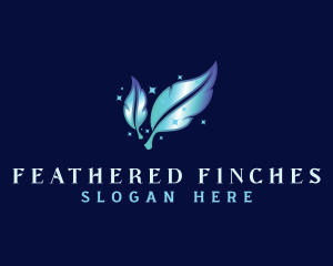 Magic Feather Quill logo design