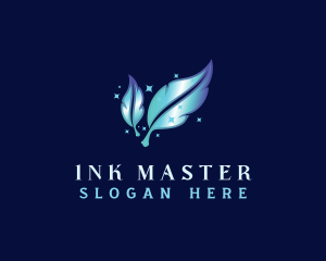 Magic Feather Quill logo design