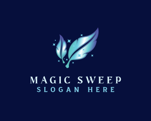 Magic Feather Quill logo design