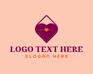 Carrier - Purple Heart Bag logo design