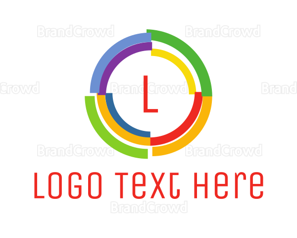 Colorful Generic Lettermark Logo