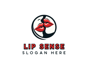 Intimate Lips Sexy logo design