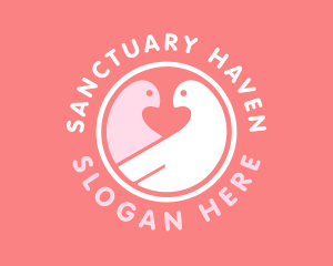 Love Birds Sanctuary logo design