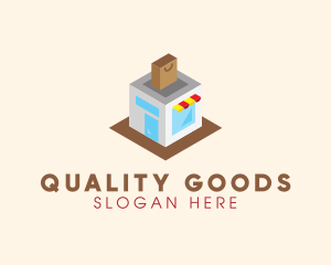 Goods - 3d Retail Market logo design