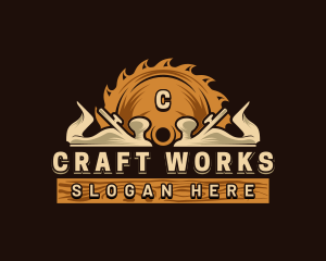 Wood Craft Tools logo design