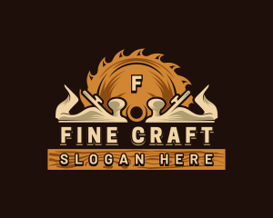 Wood Craft Tools logo design