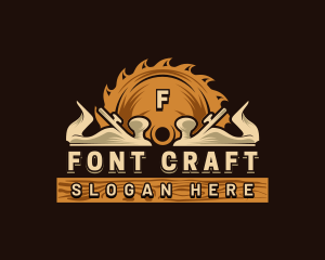 Wood Craft Tools logo design