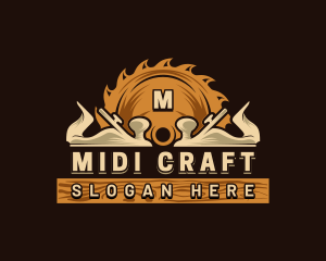 Wood Craft Tools logo design