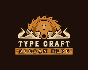 Wood Craft Tools logo design