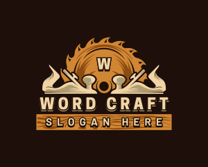 Wood Craft Tools logo design