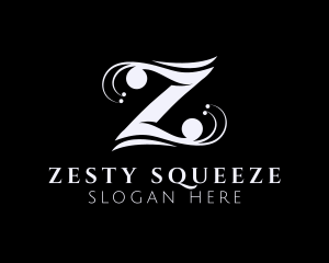 Elegant Cursive Letter Z logo design