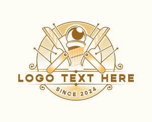 Razor - Barber Razor Haircut logo design