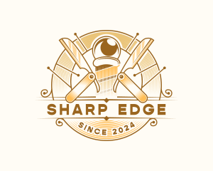 Razor - Barber Razor Haircut logo design