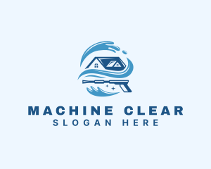 Pressure Washer Clean Housekeeping Logo