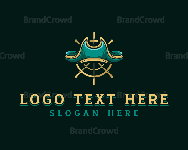 Pirate Captain Hat Logo