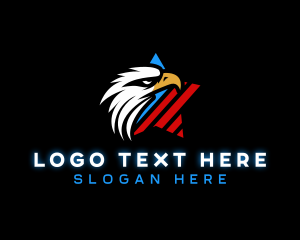 Diversity - Patriotic Eagle Star logo design