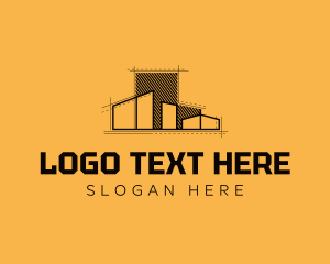 Structure - Architect Structure Building logo design