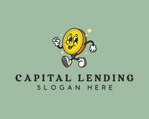 Lending - Money Coin Entrepreneur logo design