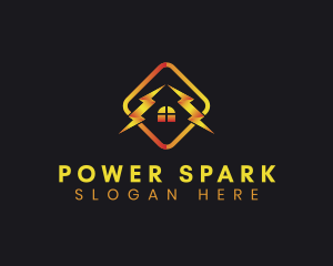 Electric - Residential Home Electricity logo design