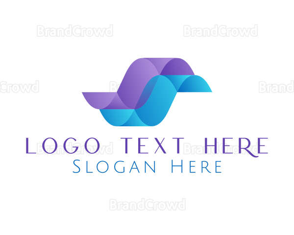 Wave Technology Letter S Logo