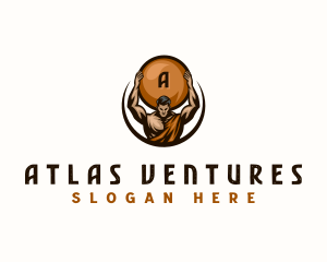 Atlas Titan Globe logo design