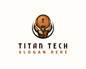 Atlas Titan Globe logo design