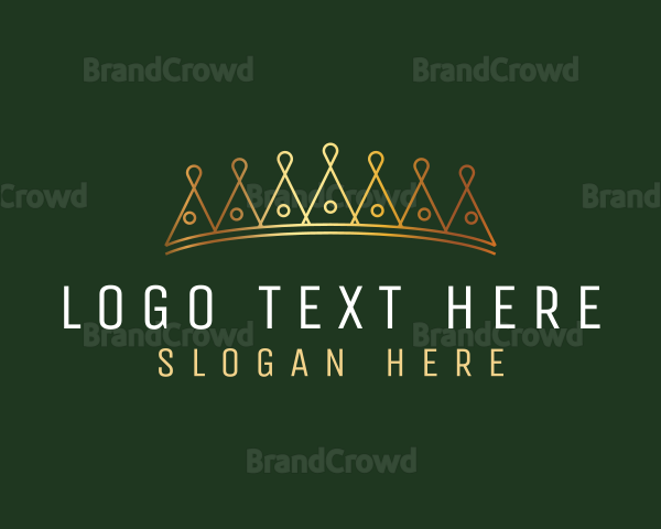 Luxe Royal Crown Jewelry Logo