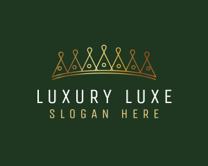 Luxe Royal Crown Jewelry logo design